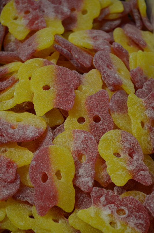 BUBS Sour Skull Swedish Candy