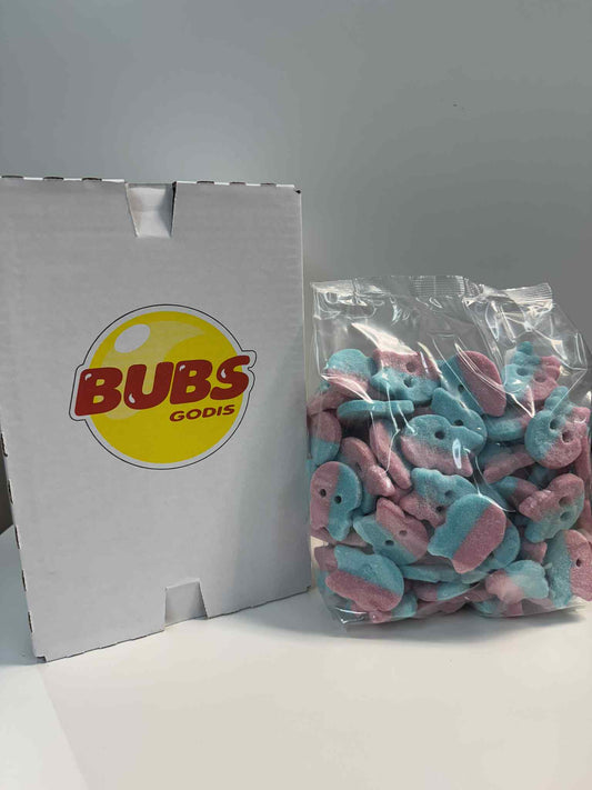 BUBS Sour Bubble Gum, Swedish Candy, 2,6 Kg