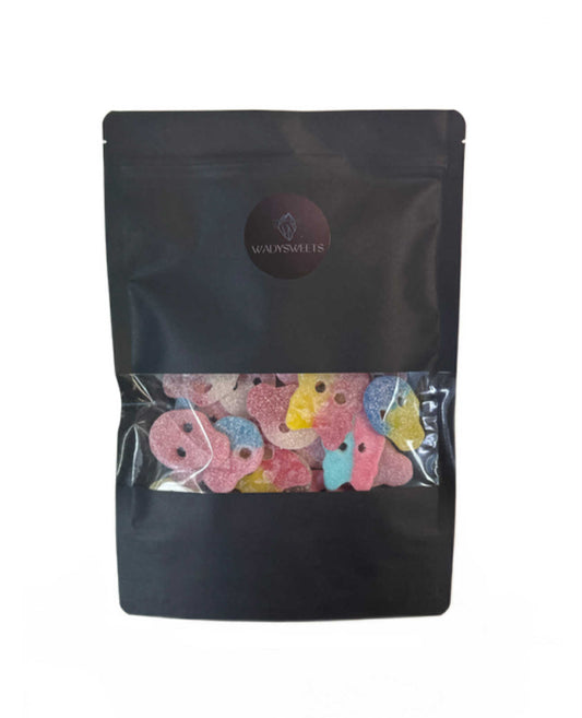 Swedish Candy and BUBS Skull Mix, Sour Candy Assortment