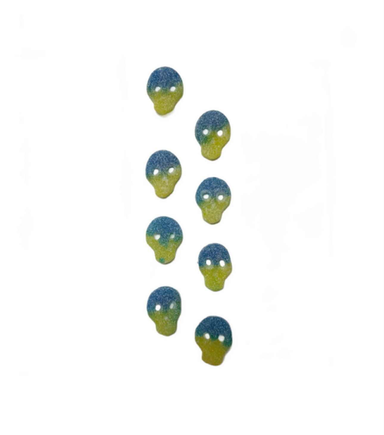 Swedish Sour Skull Candy with Flag