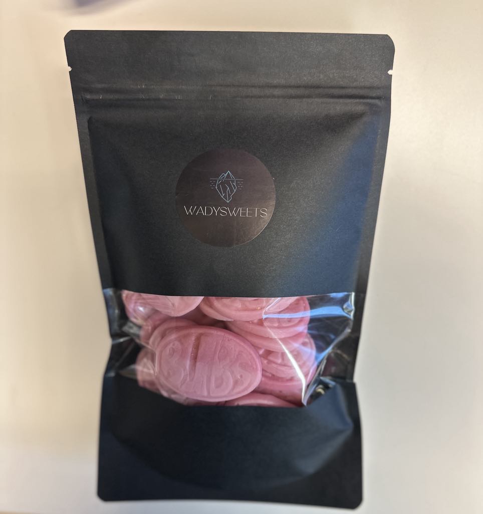 BUBS Swedish Candy, Wild Strawberry and Pomegranate Flavor