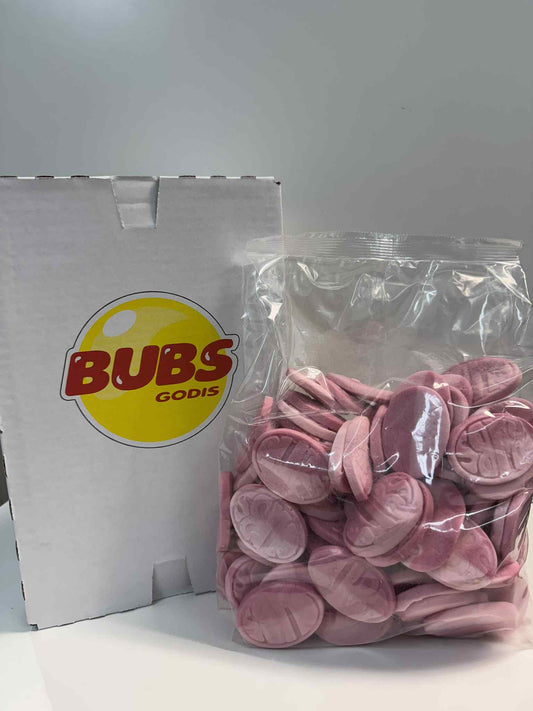 BUBS Swedish Candy, Wild Strawberry and Pomegranate Flavor, 2,8 Kg